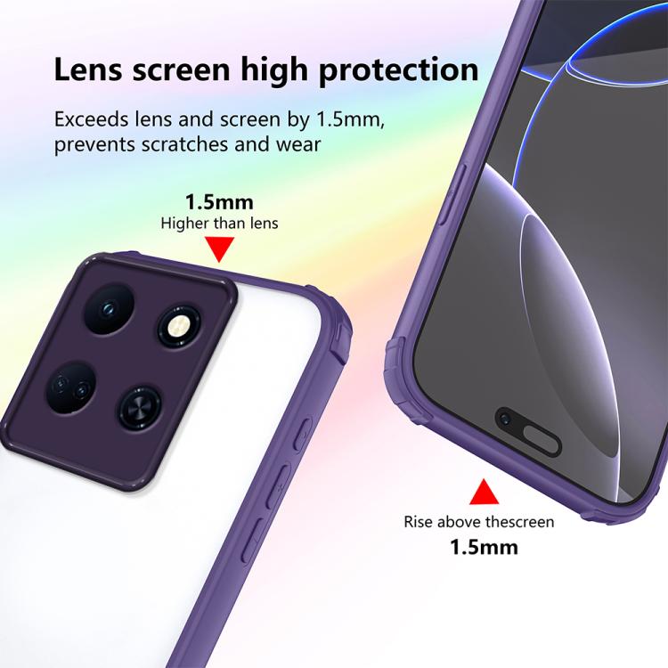 For Infinix Note 30 4G / 5G Four Corners Shield Shockproof TPU Hybrid PC Phone Case