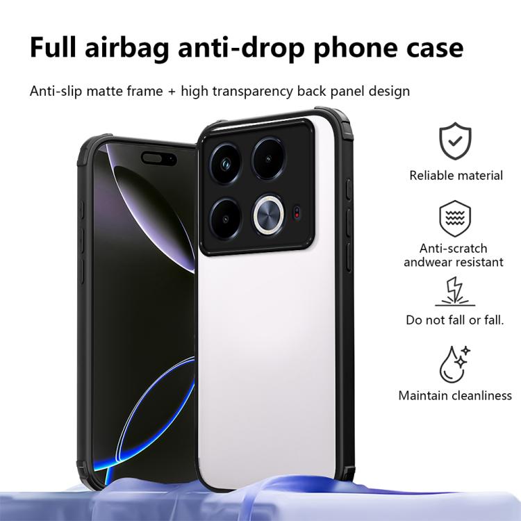 For Infinix Note 40 4G Four Corners Shield Shockproof TPU Hybrid PC Phone Case