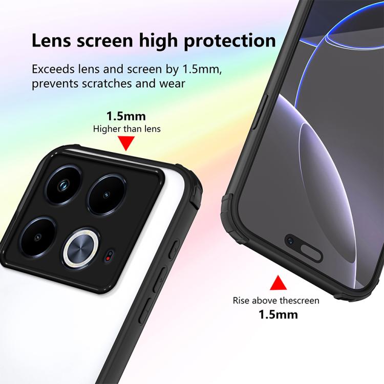 For Infinix Note 40 4G Four Corners Shield Shockproof TPU Hybrid PC Phone Case