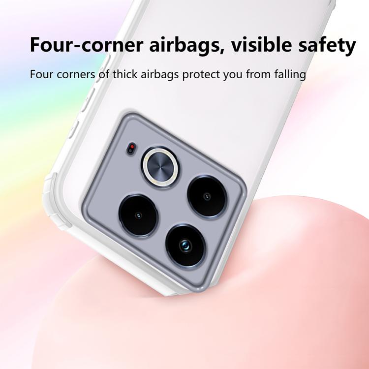 For Infinix Note 40 4G Four Corners Shield Shockproof TPU Hybrid PC Phone Case