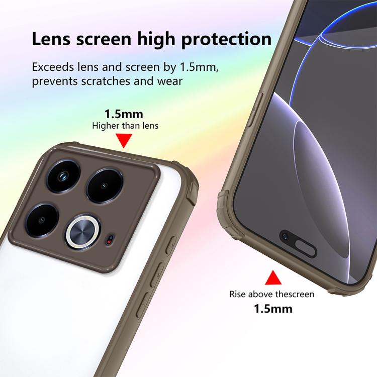 For Infinix Note 40 4G Four Corners Shield Shockproof TPU Hybrid PC Phone Case