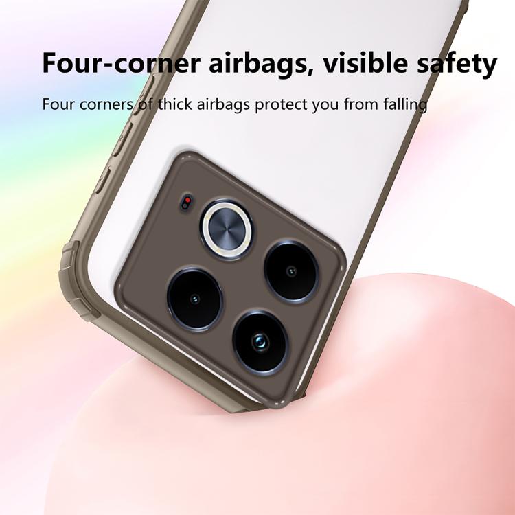 For Infinix Note 40 4G Four Corners Shield Shockproof TPU Hybrid PC Phone Case