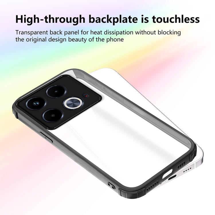 For Infinix Note 40 5G Four Corners Shield Shockproof TPU Hybrid PC Phone Case
