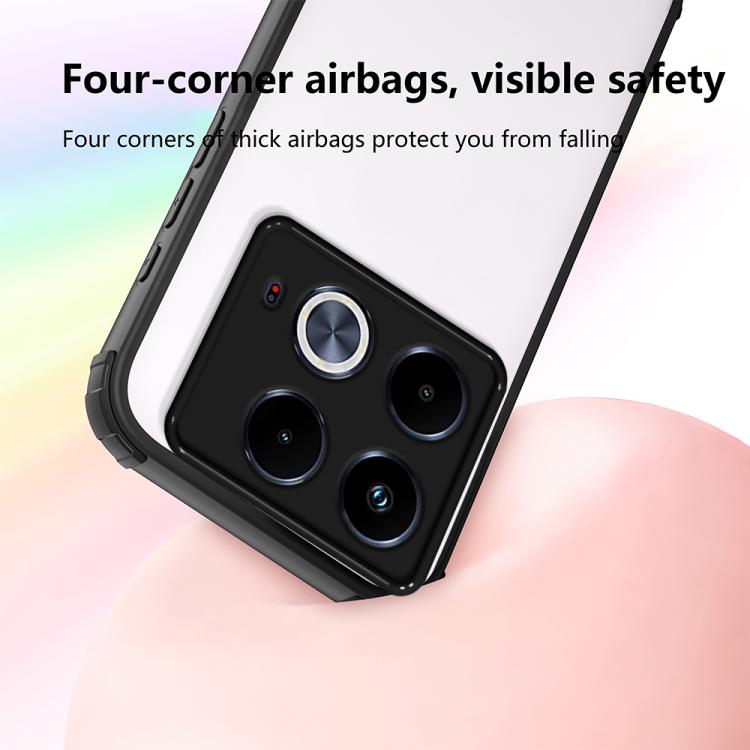 For Infinix Note 40 5G Four Corners Shield Shockproof TPU Hybrid PC Phone Case