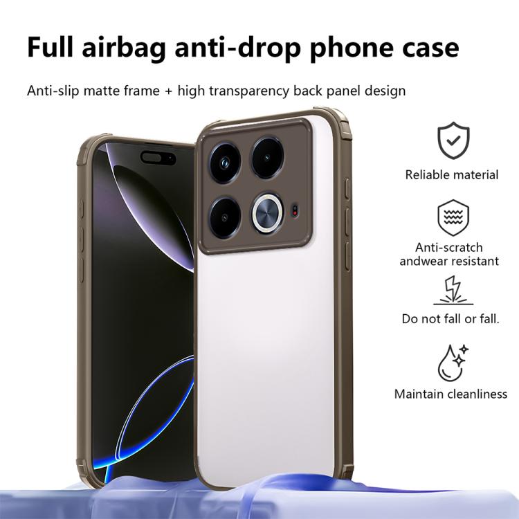 For Infinix Note 40 5G Four Corners Shield Shockproof TPU Hybrid PC Phone Case
