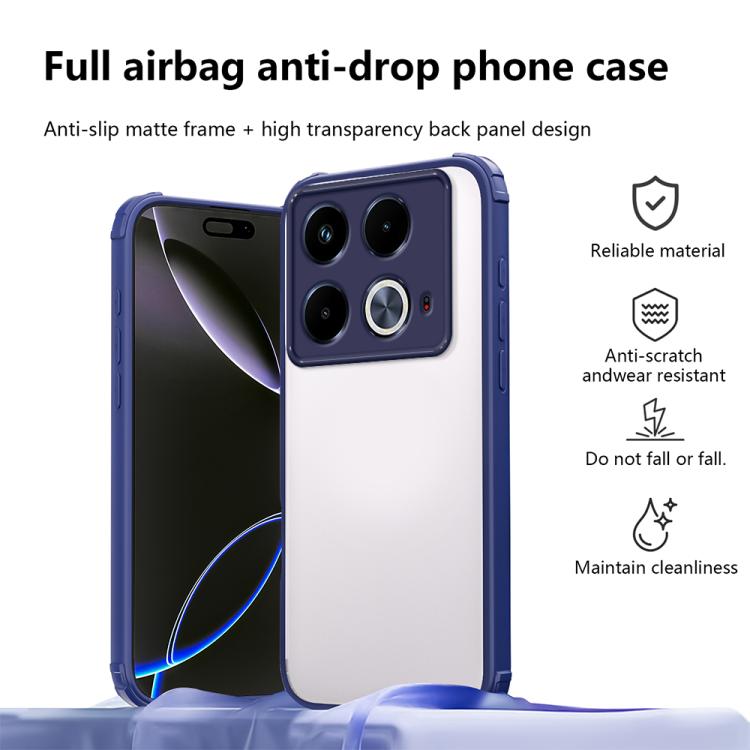 For Infinix Note 40 5G Four Corners Shield Shockproof TPU Hybrid PC Phone Case