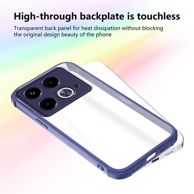 For Infinix Note 40 5G Four Corners Shield Shockproof TPU Hybrid PC Phone Case