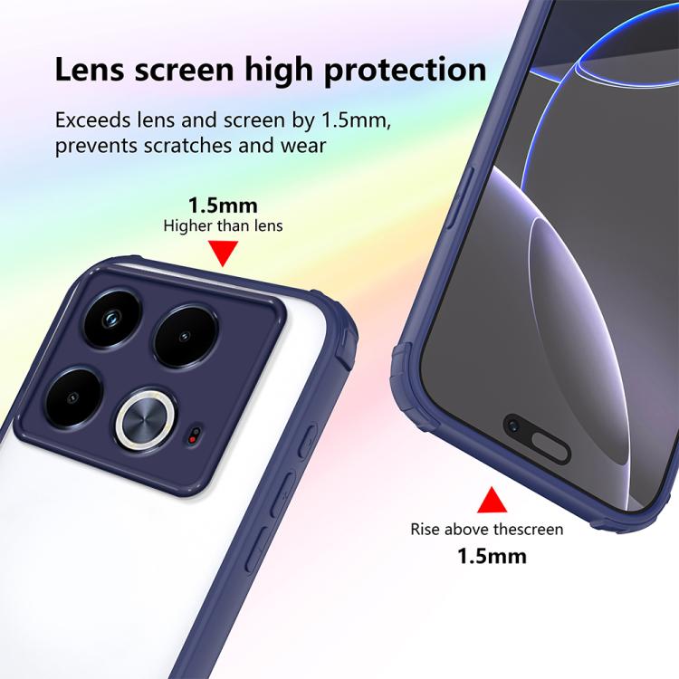 For Infinix Note 40 5G Four Corners Shield Shockproof TPU Hybrid PC Phone Case