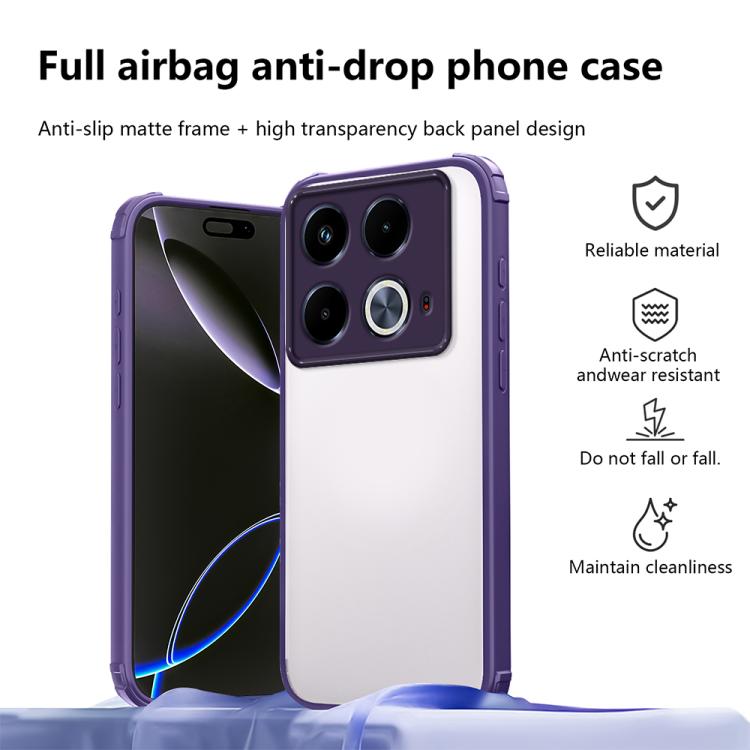 For Infinix Note 40 5G Four Corners Shield Shockproof TPU Hybrid PC Phone Case
