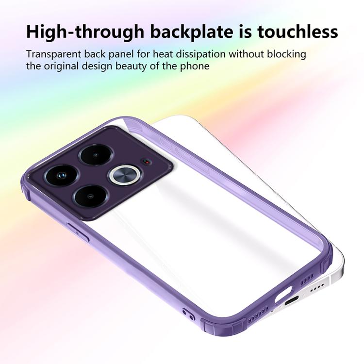 For Infinix Note 40 5G Four Corners Shield Shockproof TPU Hybrid PC Phone Case