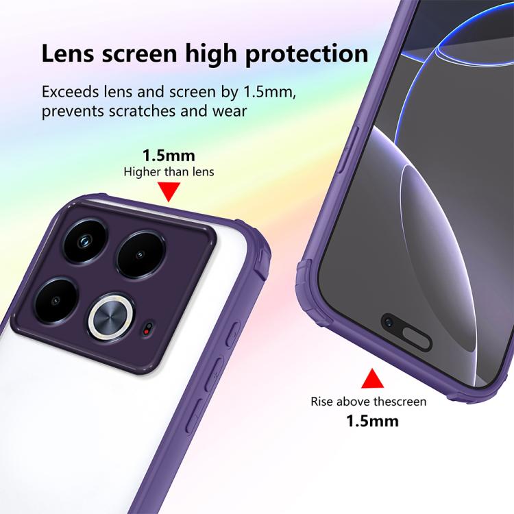 For Infinix Note 40 5G Four Corners Shield Shockproof TPU Hybrid PC Phone Case