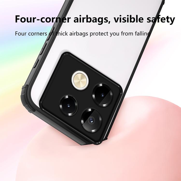 For Infinix Note 40 Pro 4G / 5G Four Corners Shield Shockproof TPU Hybrid PC Phone Case
