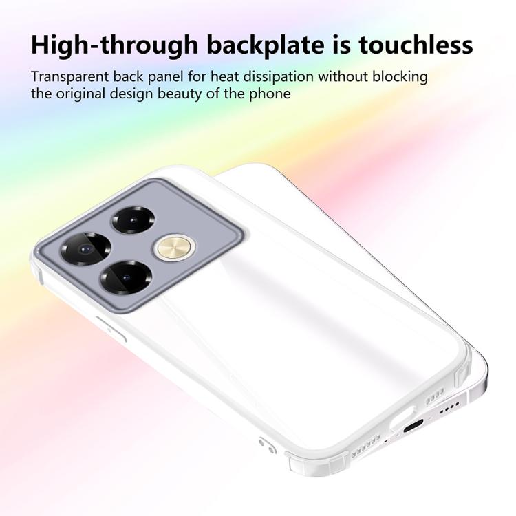 For Infinix Note 40 Pro 4G / 5G Four Corners Shield Shockproof TPU Hybrid PC Phone Case
