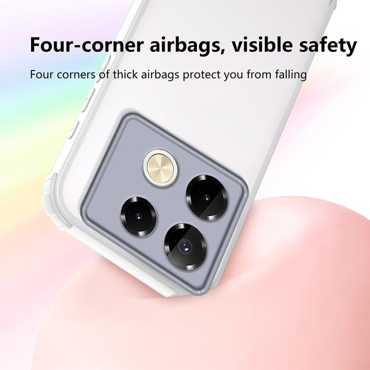 For Infinix Note 40 Pro 4G / 5G Four Corners Shield Shockproof TPU Hybrid PC Phone Case