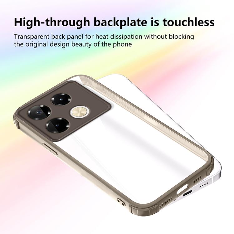 For Infinix Note 40 Pro 4G / 5G Four Corners Shield Shockproof TPU Hybrid PC Phone Case