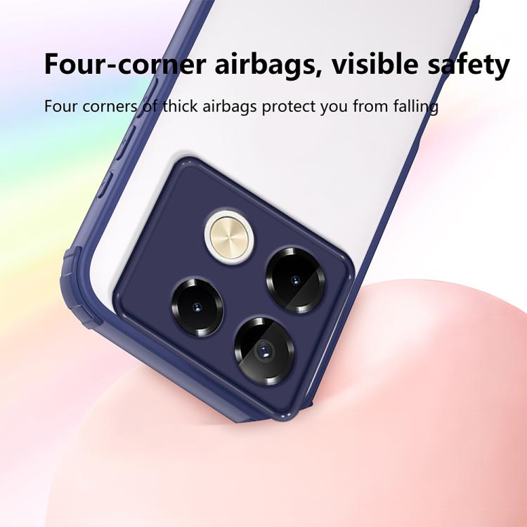 For Infinix Note 40 Pro 4G / 5G Four Corners Shield Shockproof TPU Hybrid PC Phone Case