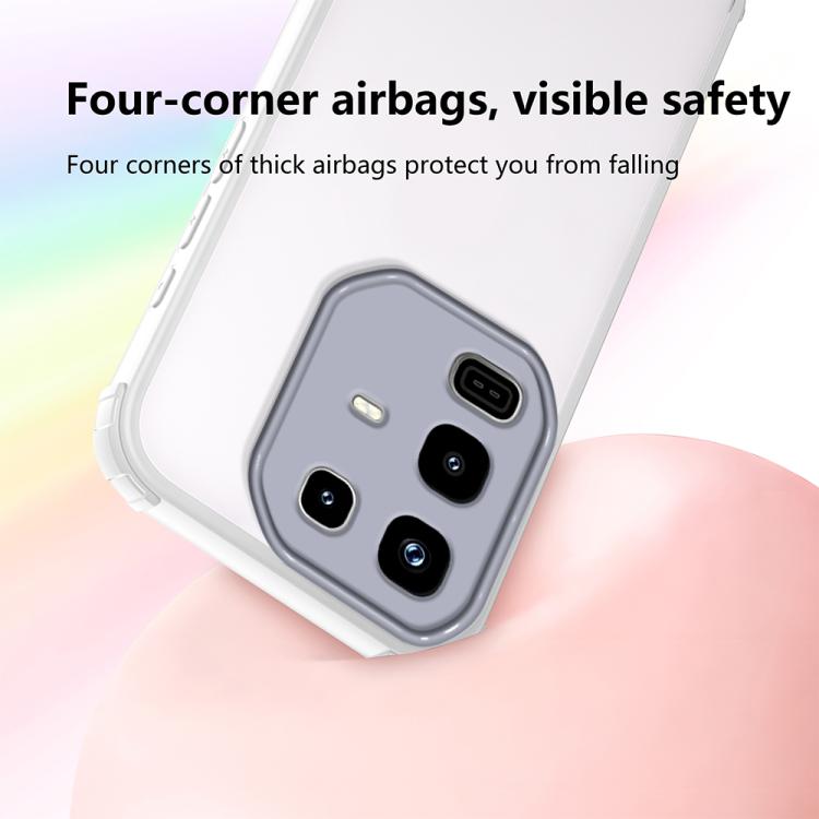 For Infinix Note 50 / Note 50 Pro 4G Four Corners Shield Shockproof TPU Hybrid PC Phone Case