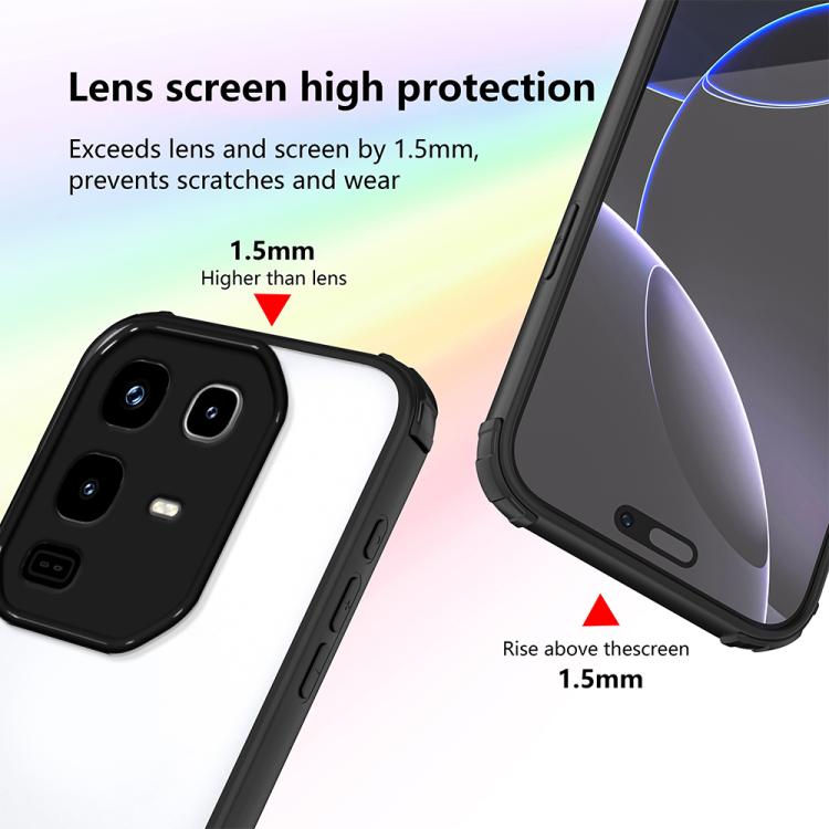 For Infinix Note 50 Pro+ 5G Four Corners Shield Shockproof TPU Hybrid PC Phone Case