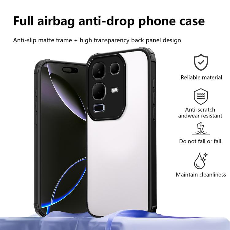 For Infinix Note 50x 5G Four Corners Shield Shockproof TPU Hybrid PC Phone Case