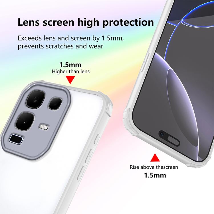 For Infinix Note 50x 5G Four Corners Shield Shockproof TPU Hybrid PC Phone Case