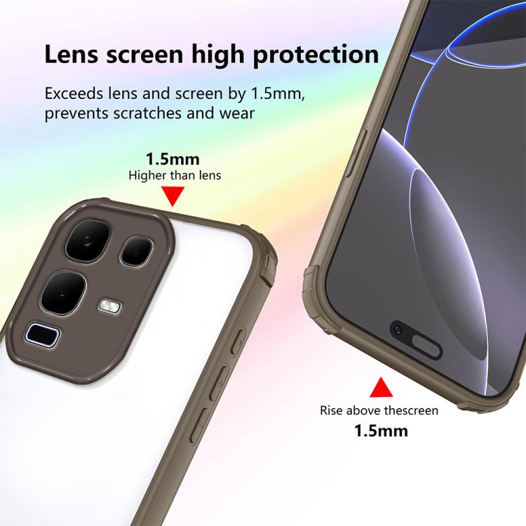 For Infinix Note 50x 5G Four Corners Shield Shockproof TPU Hybrid PC Phone Case