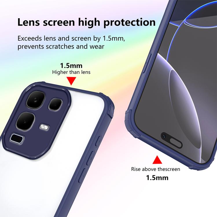 For Infinix Note 50x 5G Four Corners Shield Shockproof TPU Hybrid PC Phone Case