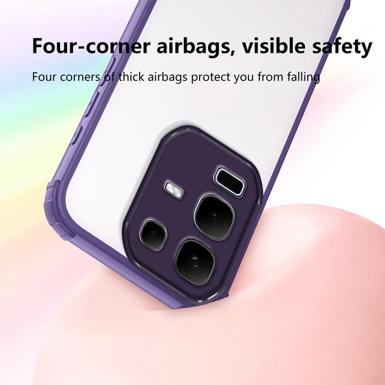 For Infinix Note 50x 5G Four Corners Shield Shockproof TPU Hybrid PC Phone Case