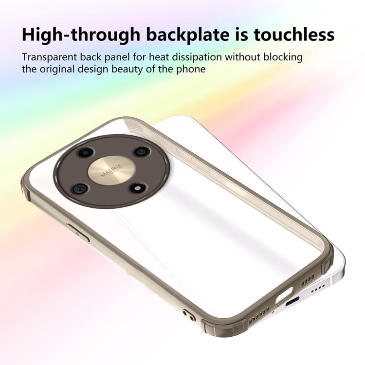 For Honor X9d 5G Four Corners Shield Shockproof TPU Hybrid PC Phone Case