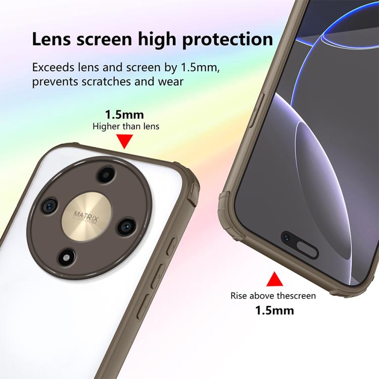 For Honor X9d 5G Four Corners Shield Shockproof TPU Hybrid PC Phone Case