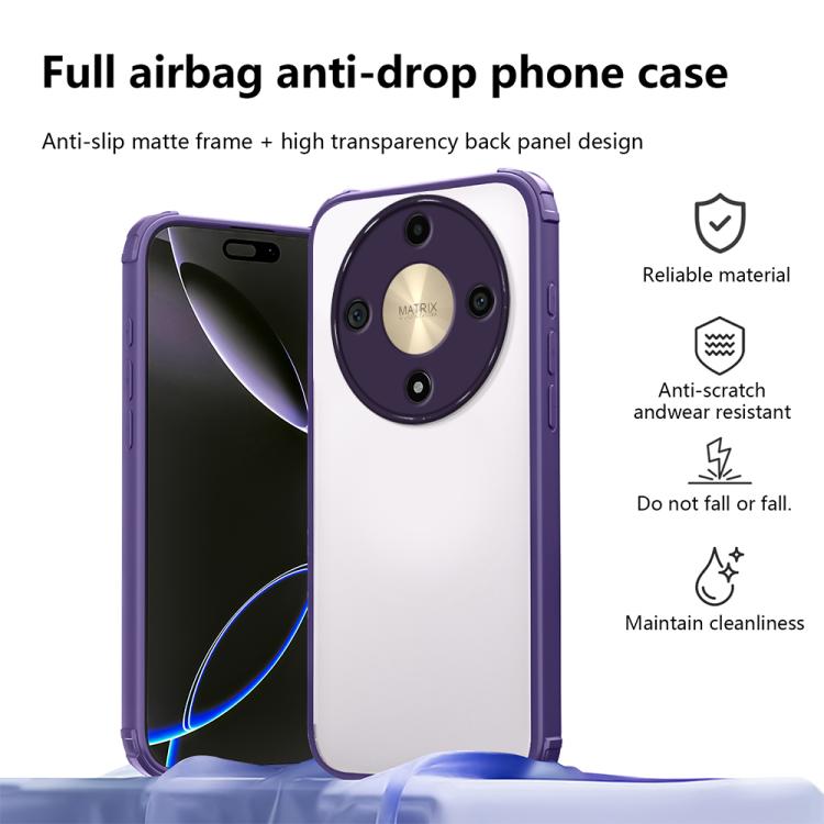 For Honor X9d 5G Four Corners Shield Shockproof TPU Hybrid PC Phone Case