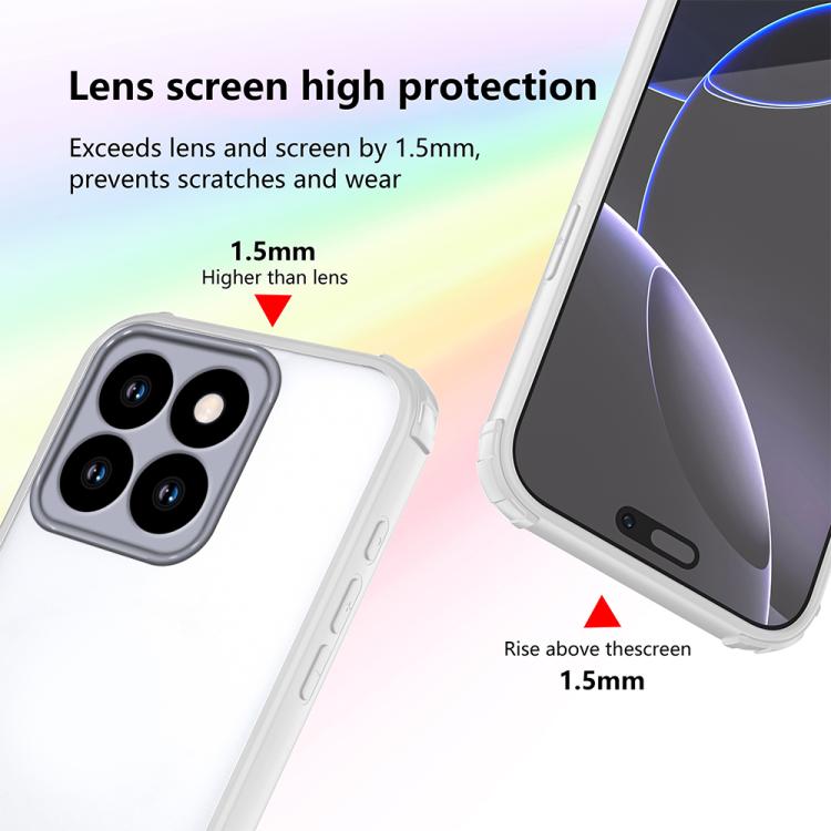 For Honor X7d 4G / 5G Four Corners Shield Shockproof TPU Hybrid PC Phone Case