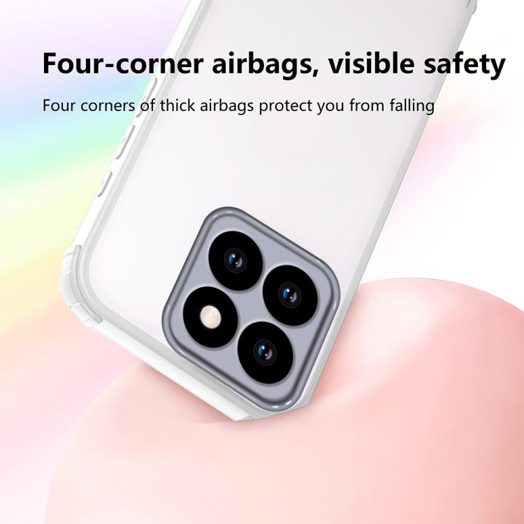 For Honor X7d 4G / 5G Four Corners Shield Shockproof TPU Hybrid PC Phone Case