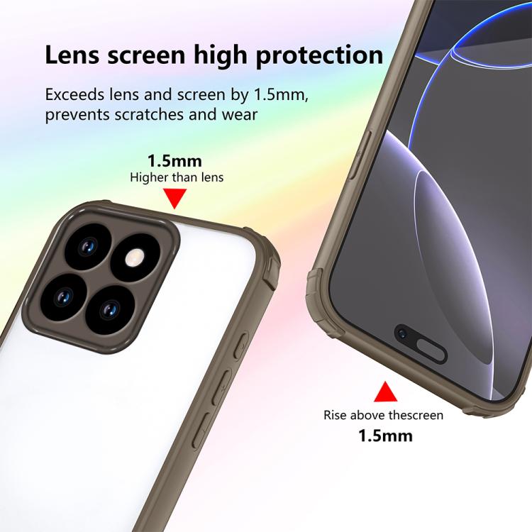For Honor X7d 4G / 5G Four Corners Shield Shockproof TPU Hybrid PC Phone Case