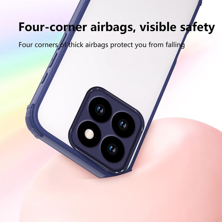 For Honor X7d 4G / 5G Four Corners Shield Shockproof TPU Hybrid PC Phone Case