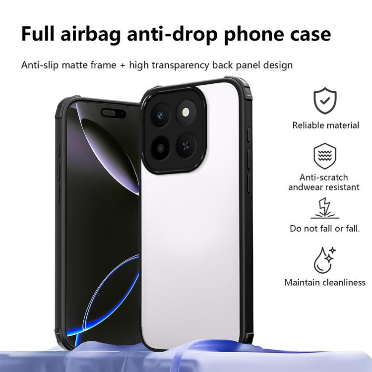 For Honor X6c 4G Four Corners Shield Shockproof TPU Hybrid PC Phone Case