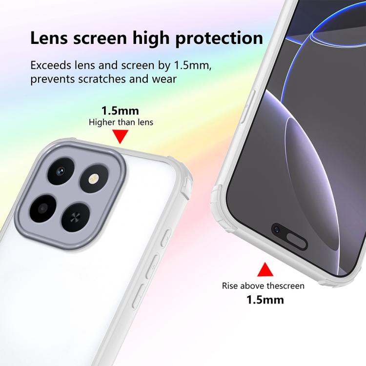 For Honor X6c 4G Four Corners Shield Shockproof TPU Hybrid PC Phone Case