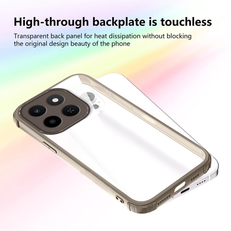 For Honor X6c 4G Four Corners Shield Shockproof TPU Hybrid PC Phone Case