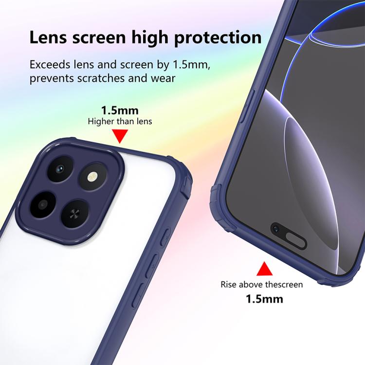 For Honor X6c 4G Four Corners Shield Shockproof TPU Hybrid PC Phone Case