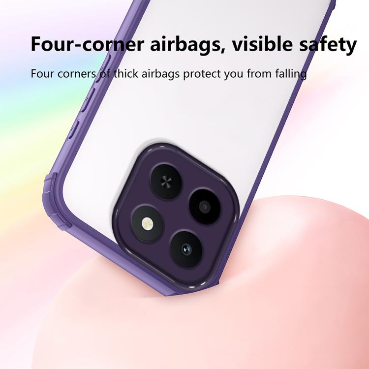 For Honor X6c 4G Four Corners Shield Shockproof TPU Hybrid PC Phone Case