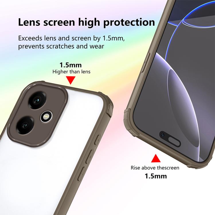For Honor 400 Global 156.5mm Four Corners Shield Shockproof TPU Hybrid PC Phone Case