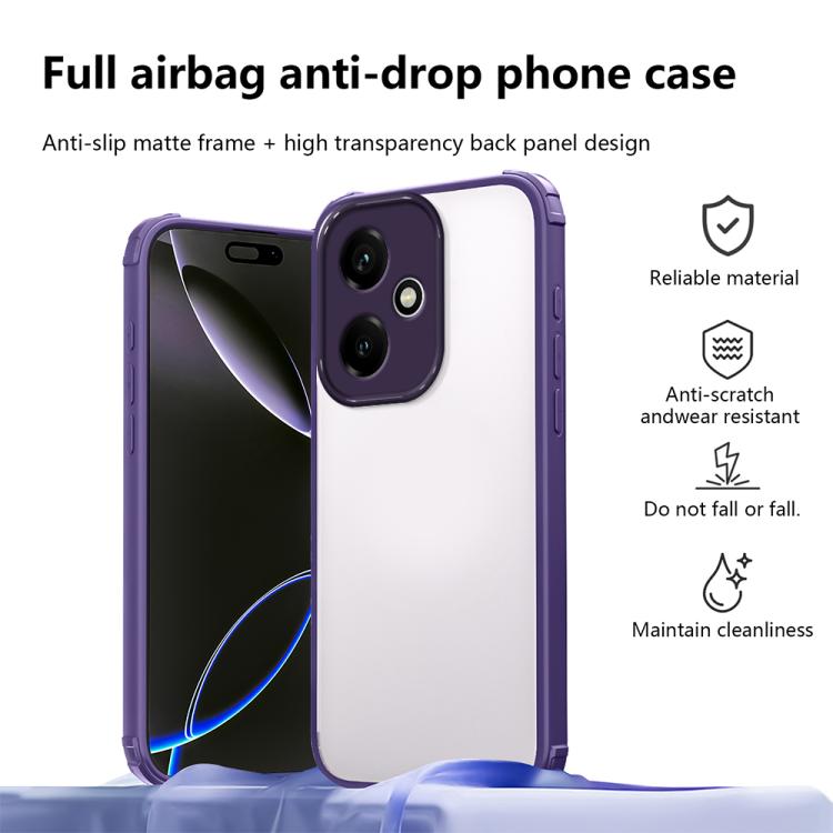 For Honor 400 Global 156.5mm Four Corners Shield Shockproof TPU Hybrid PC Phone Case