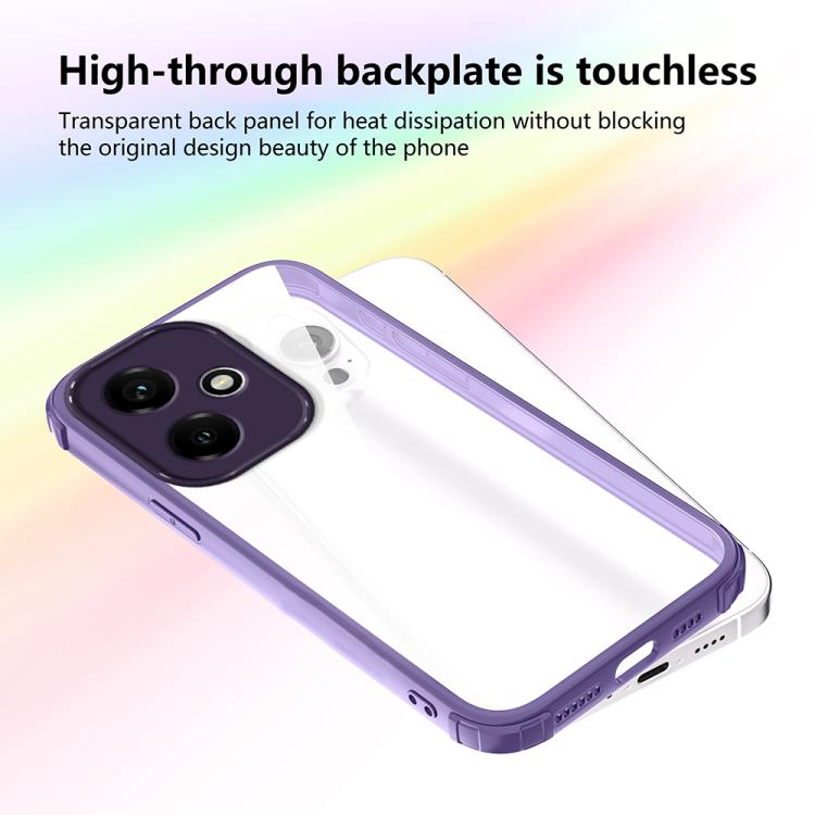 For Honor 400 Global 156.5mm Four Corners Shield Shockproof TPU Hybrid PC Phone Case
