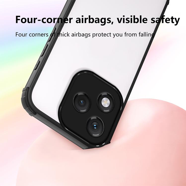 For Honor 400 Lite Global Four Corners Shield Shockproof TPU Hybrid PC Phone Case