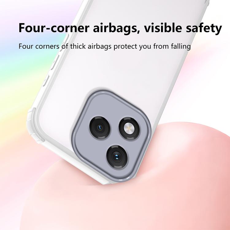For Honor 400 Lite Global Four Corners Shield Shockproof TPU Hybrid PC Phone Case