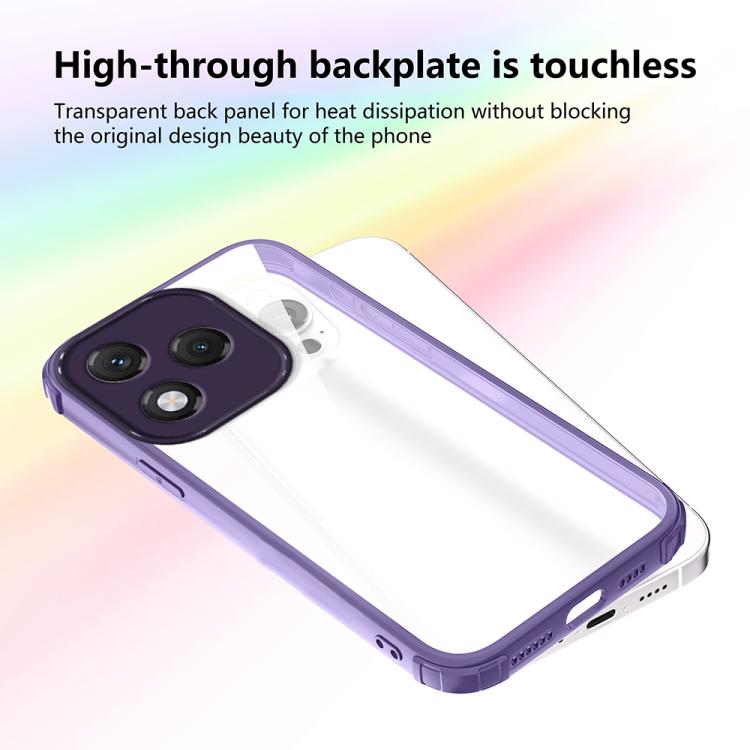For Honor 400 Lite Global Four Corners Shield Shockproof TPU Hybrid PC Phone Case