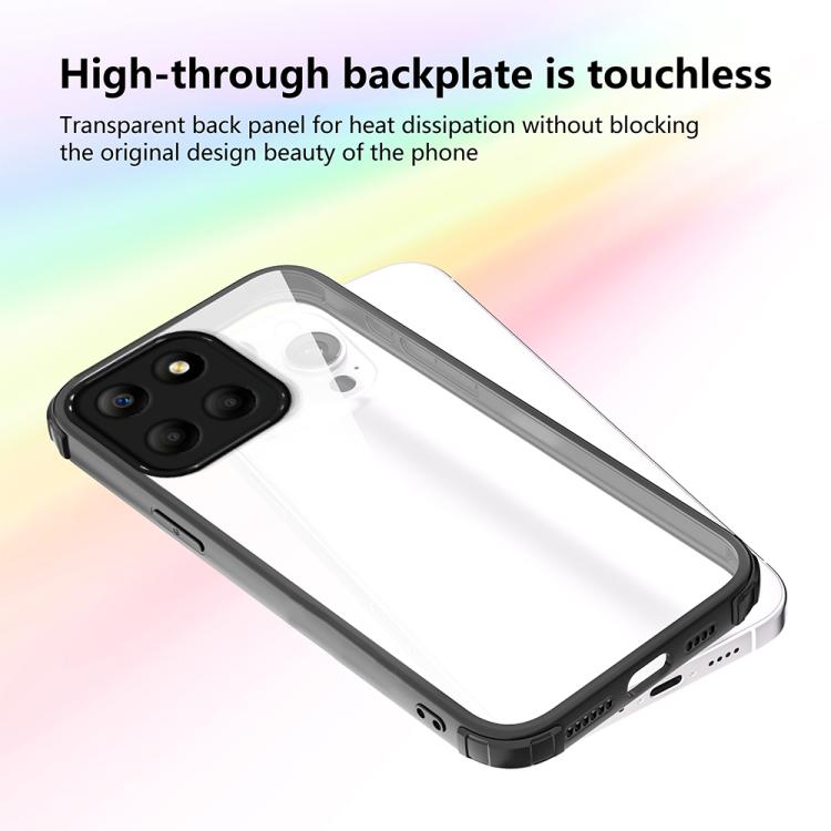 For Honor X6 / X6s Four Corners Shield Shockproof TPU Hybrid PC Phone Case