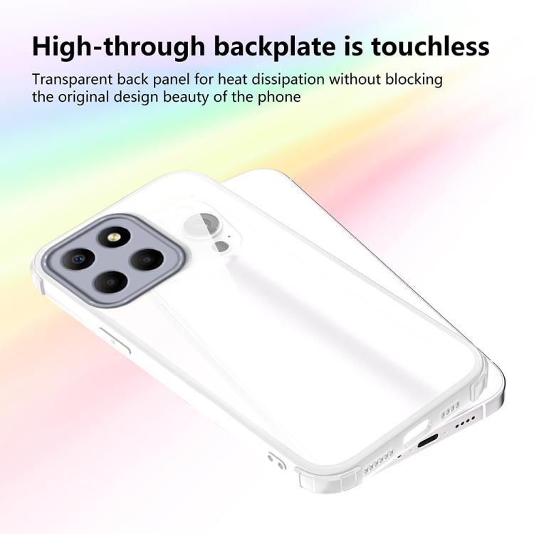 For Honor X6 / X6s Four Corners Shield Shockproof TPU Hybrid PC Phone Case