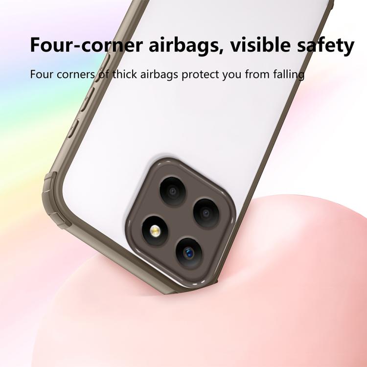 For Honor X6 / X6s Four Corners Shield Shockproof TPU Hybrid PC Phone Case