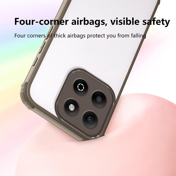 For Honor X6b Four Corners Shield Shockproof TPU Hybrid PC Phone Case
