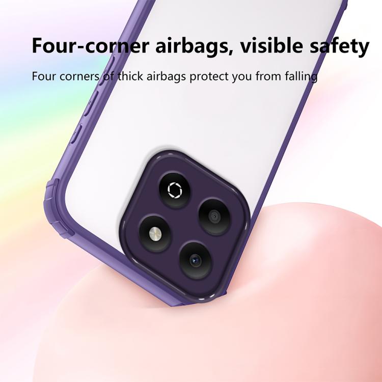 For Honor X6b Four Corners Shield Shockproof TPU Hybrid PC Phone Case